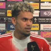 迪亚斯：很高兴赢得在拜仁的首个冠军，与凯恩一起踢球很容易